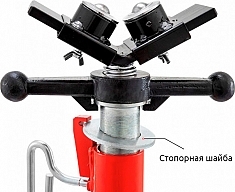 Голова 2-х роликовой складной регулируемой опоры для труб Voll V12 Голова 2-х роликовой складной регулируемой опоры для труб Voll V12