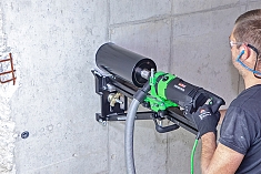 Использование установок с микроударом для сухого алмазного бурения Eibenstock DSE 162 Использование установок с микроударом для сухого алмазного бурения Eibenstock DSE 162