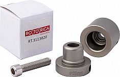 Комплектация насадки для паяльника полипропиленовых труб Rotorica 20 мм