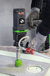 Применение дрели для мокрого алмазного сверления Eibenstock EFB 125 P Применение дрели для мокрого алмазного сверления Eibenstock EFB 125 P