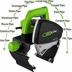 Применение трубореза электрического ZDCN ZD240 Применение трубореза электрического ZDCN ZD240